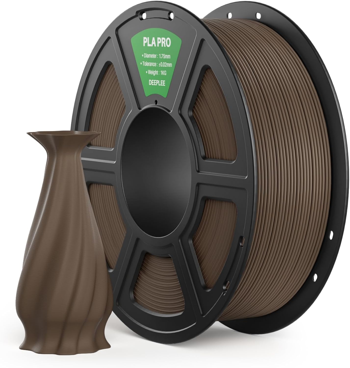 Deeplee Brown PLA, product image from DM Daniel’s recommendations