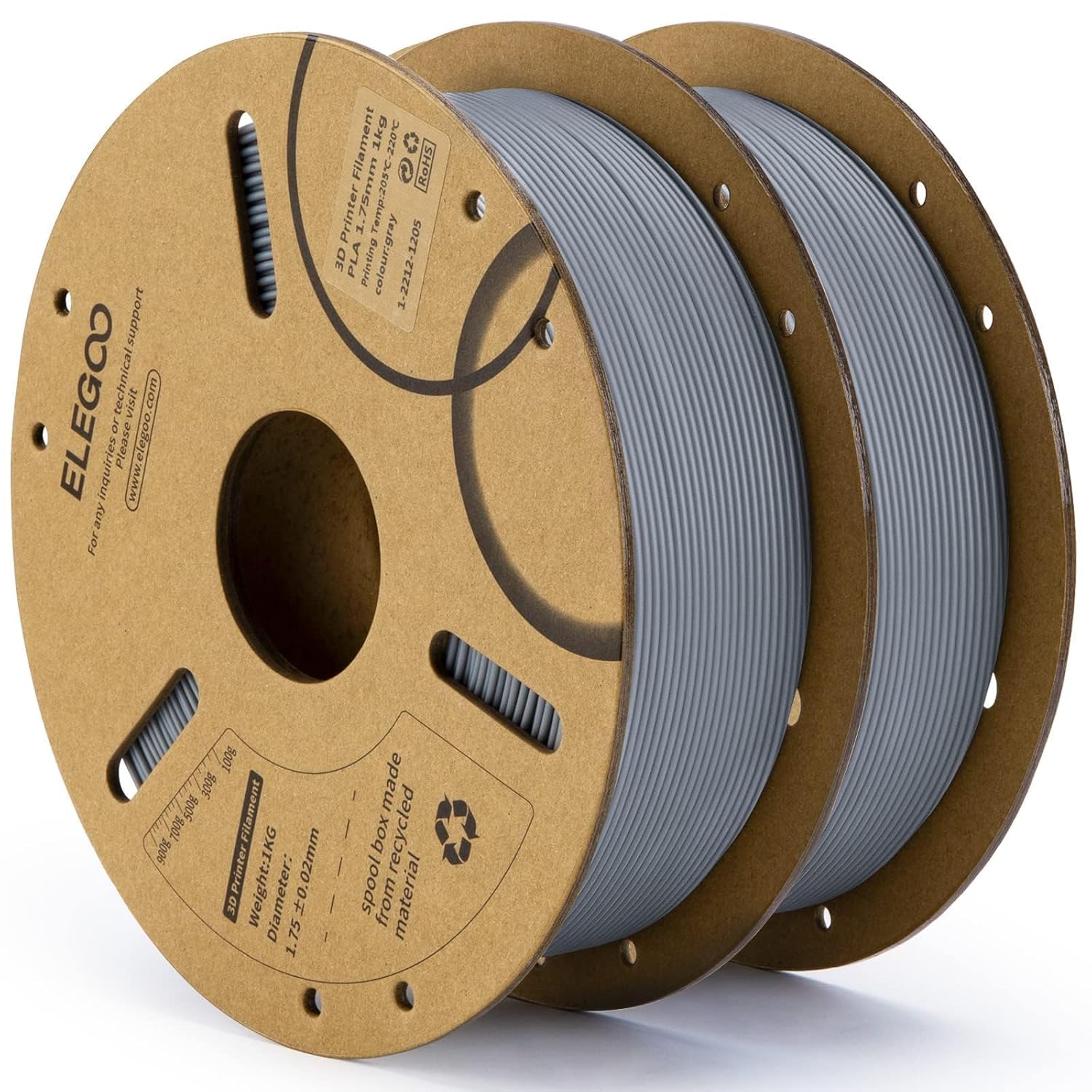 Elegoo Grey PLA, product image from DM Daniel’s recommendations